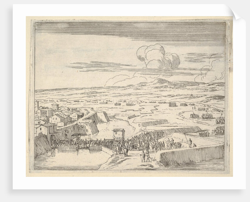 After a Few Days of Seige with the French Army, Francesco I d'Este Takes Prossession of Mo…, 1659 by Bartolomeo Fenice