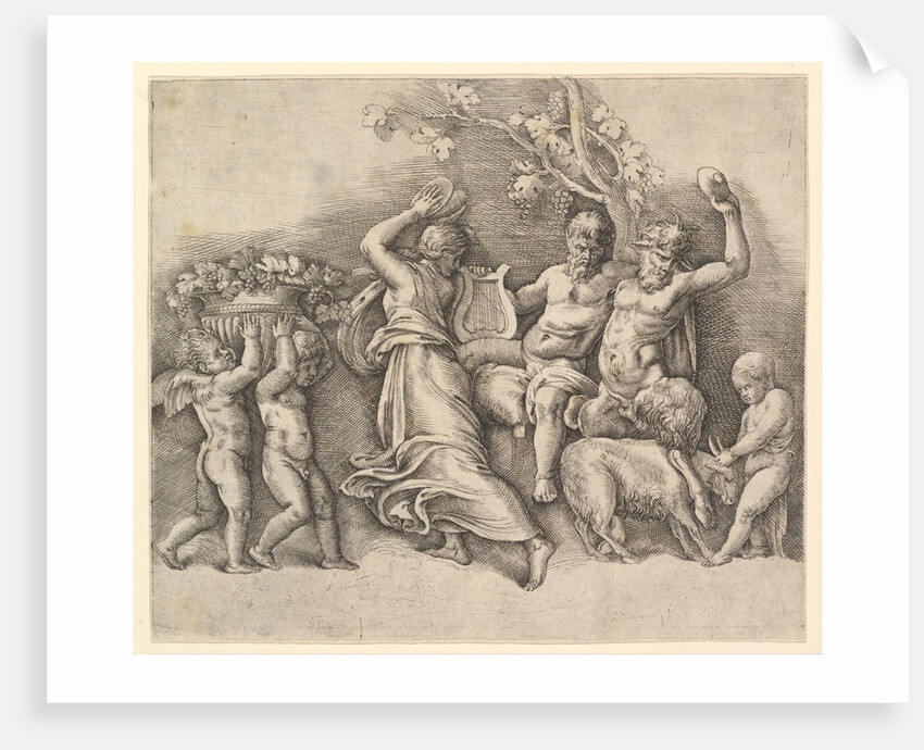 A Bacchanal, 1530-61 by Battista Franco Veneziano
