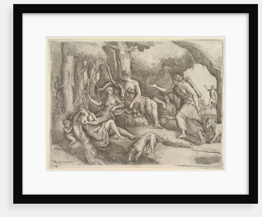 Diana Resting with Nymphs by Battista Franco Veneziano