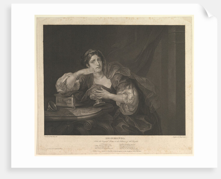 Sigismonda, June 4, 1795 by Benjamin Smith