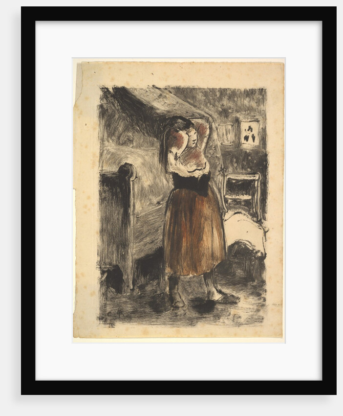 Woman Arranging Her Hair, 1894 by Camille Pissarro