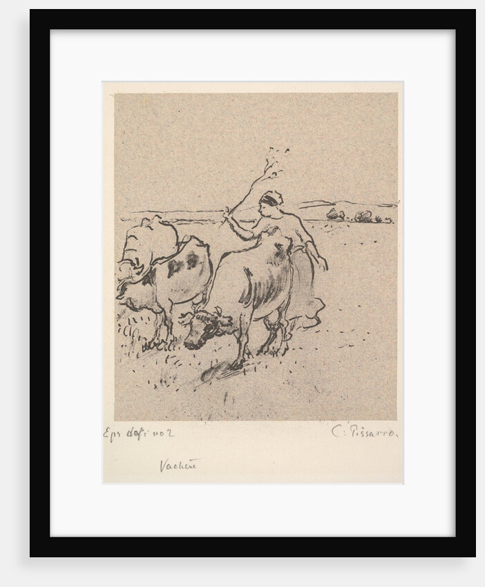 Cowherd, ca. 1899 by Camille Pissarro