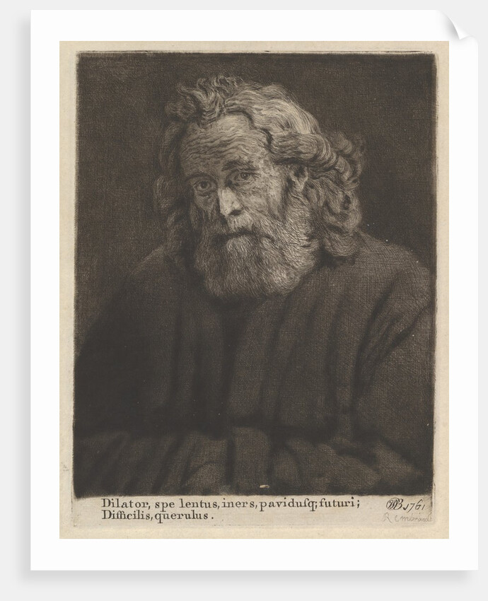 Old Man With a Long Beard, 1761 by William Baillie