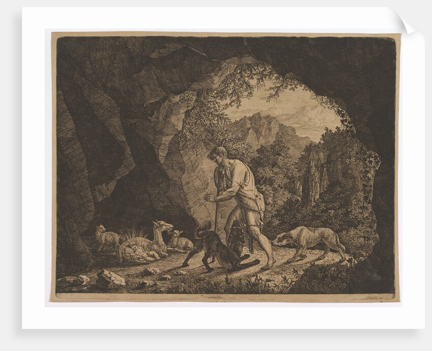 The Shepherd Finding Romulus near the Goat by Carl Baron von Vittinghoff