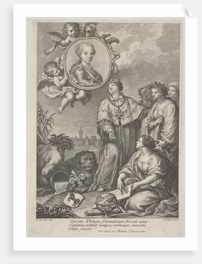 Portrait of the future Holy Roman Emperor Leopold II as the Archduke of Austria and…, ca. 1760-67 by Carlo Faucci