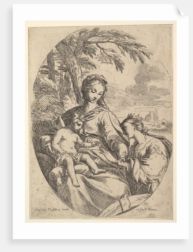 The Marriage of St. Catherine by Carlo Maratti