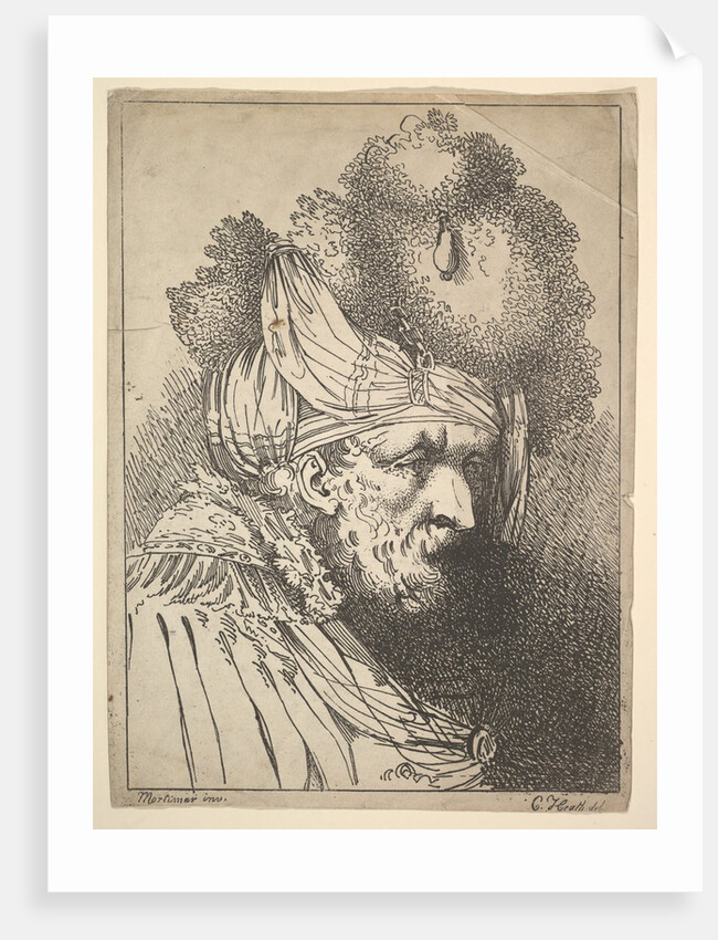 Oriental Head, ca. 1803 by Charles Theodosius Heath