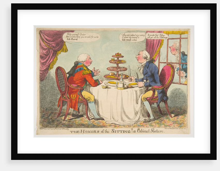 The Honors of the Sitting! A Cabinet Picture, January 30, 1805 by Charles Williams