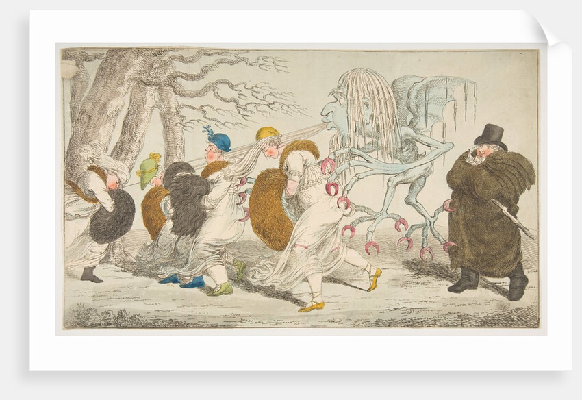 A Naked Truth, or Nipping Frost, February 2, 1803 by Unknown