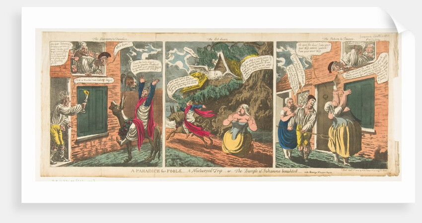 A Paradice [sic] for Fools-A Nocturnal Trip-or-The Disciple of Johanna benigh…, September 1, 1814 by Charles Williams