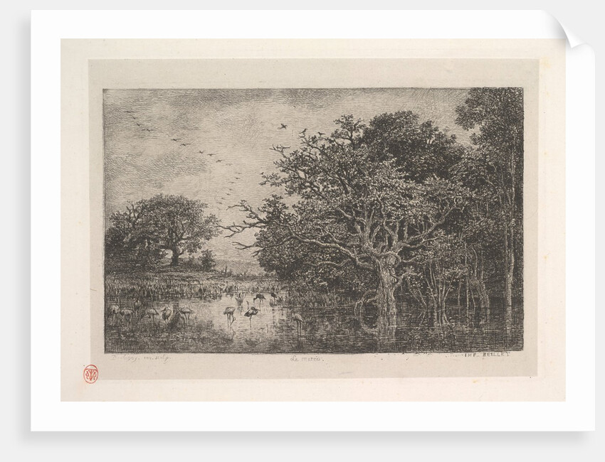 The Marshes, 1851 by Charles Francois Daubigny