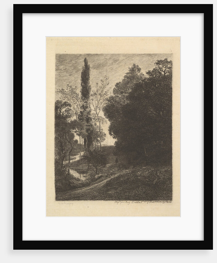 The Banks of Cousin, ca. 1850 by Charles Francois Daubigny