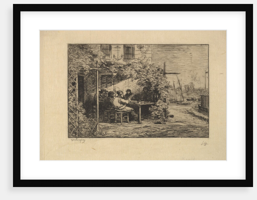 The Farewell Breakfast at Asnières, 1861 by Charles Francois Daubigny