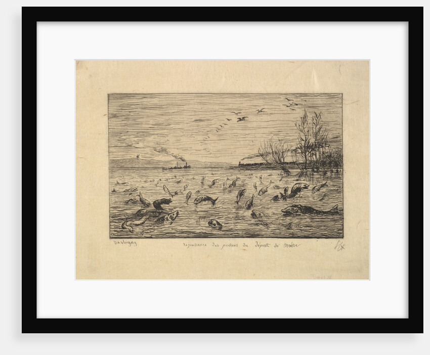 The Fish Rejoice in the Departure of the Cabin Boy, 1861 by Charles Francois Daubigny