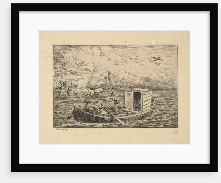 Calling to Shore, 1861 by Charles Francois Daubigny