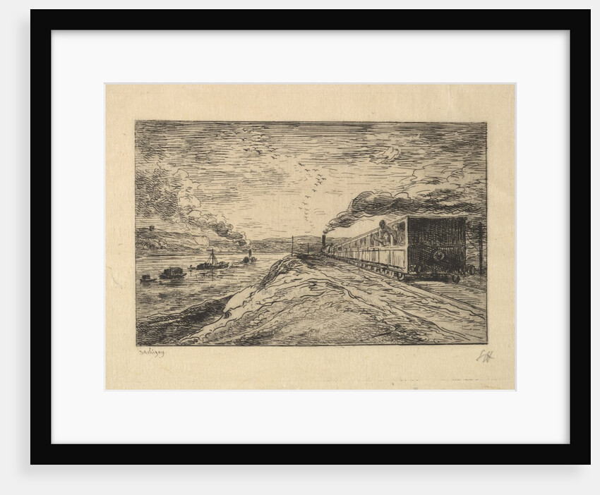 The Departure, 1861 by Charles Francois Daubigny