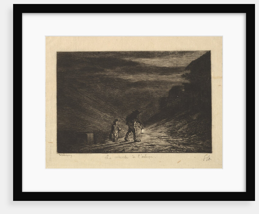 The Search for an Inn, 1861 by Charles Francois Daubigny