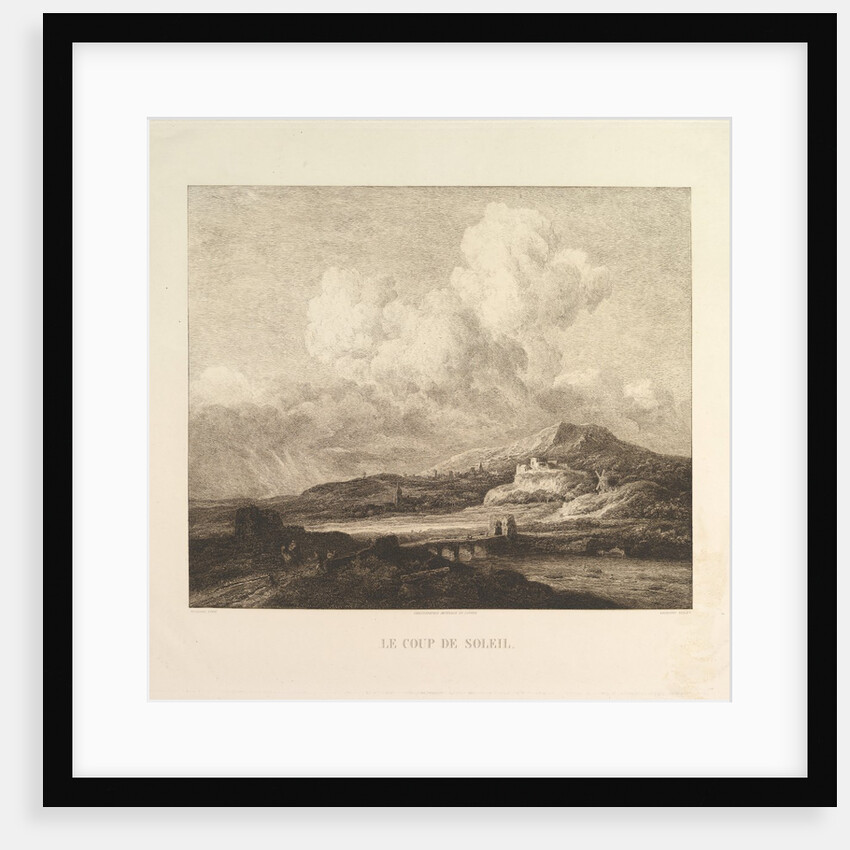 A Burst of Sunlight, 1860 by Charles Francois Daubigny