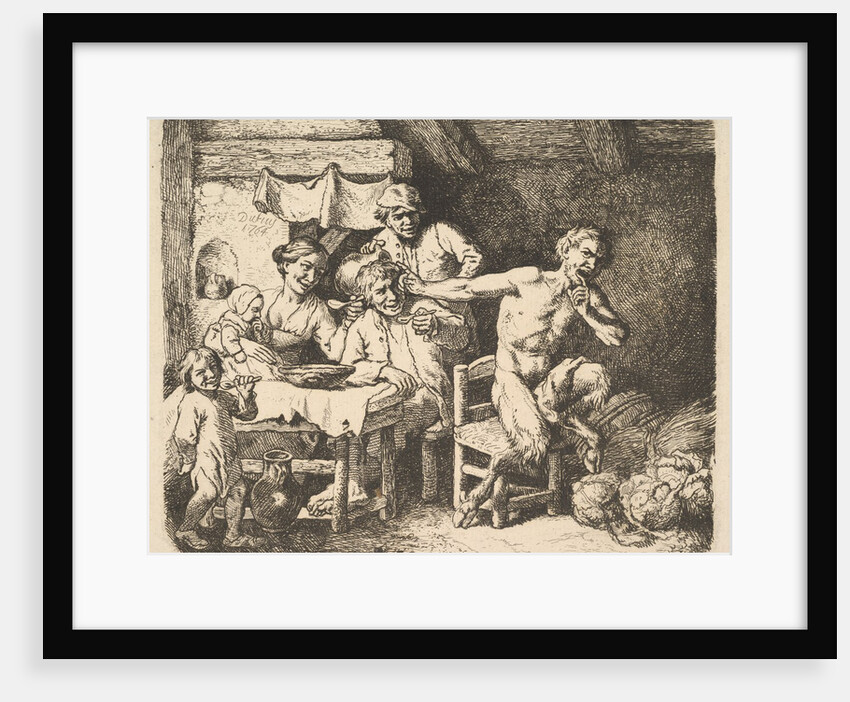 The Satyr and the Peasant, 1764 by Christian Wilhelm Ernst Dietrich