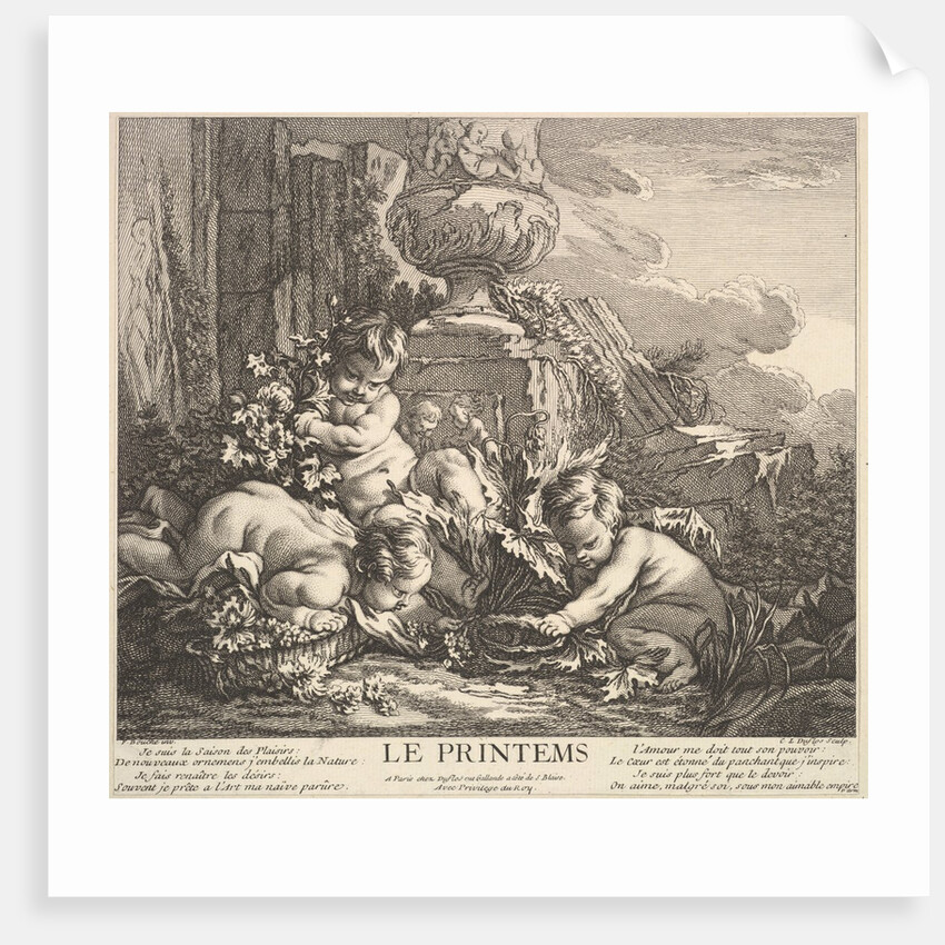Spring, 1735-86 by Claude Augustin Duflos le Jeune