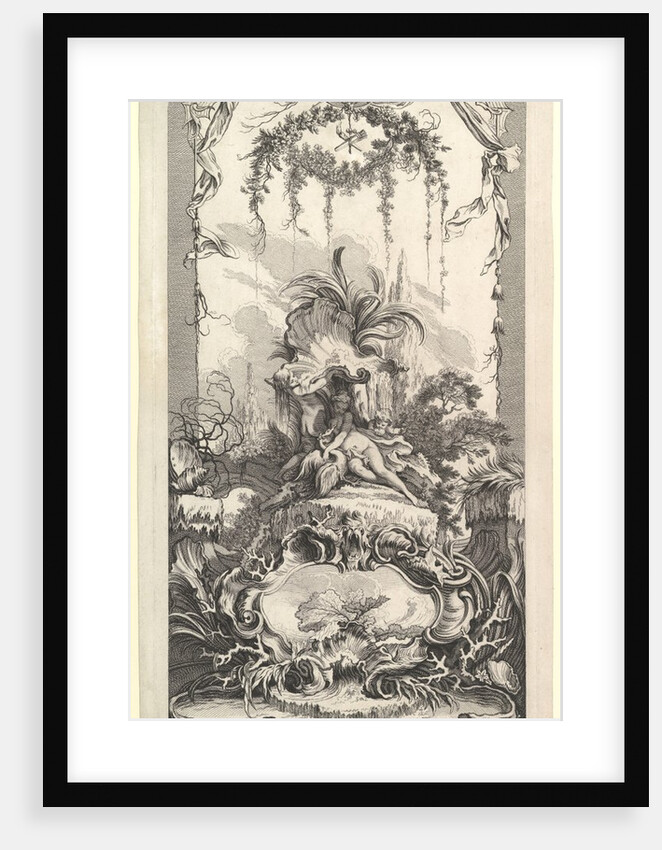 Leda and the Swan by Claude Augustin Duflos le Jeune