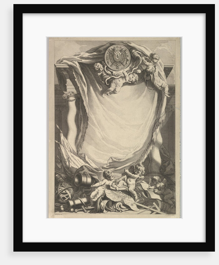 Frame for a Dedication Plate, 18th century by Claude Augustin Duflos le Jeune
