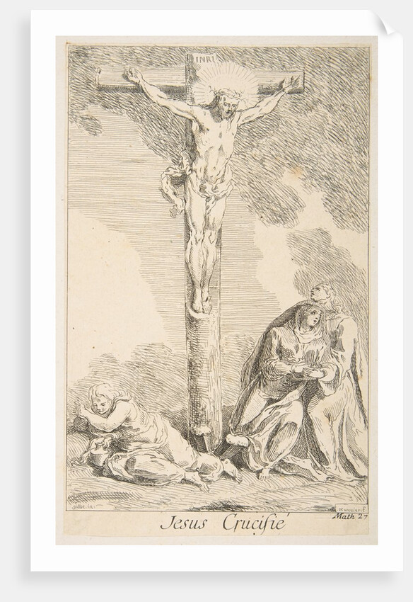 Crucifixion by Claude Gillot/Jacques Gabriel Huquier