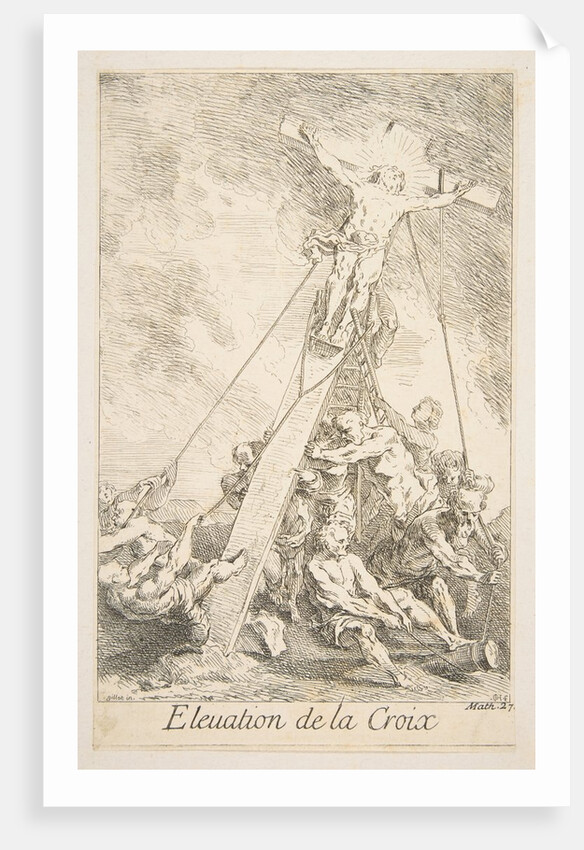 Elevation of the Cross by Claude Gillot/Jacques Gabriel Huquier