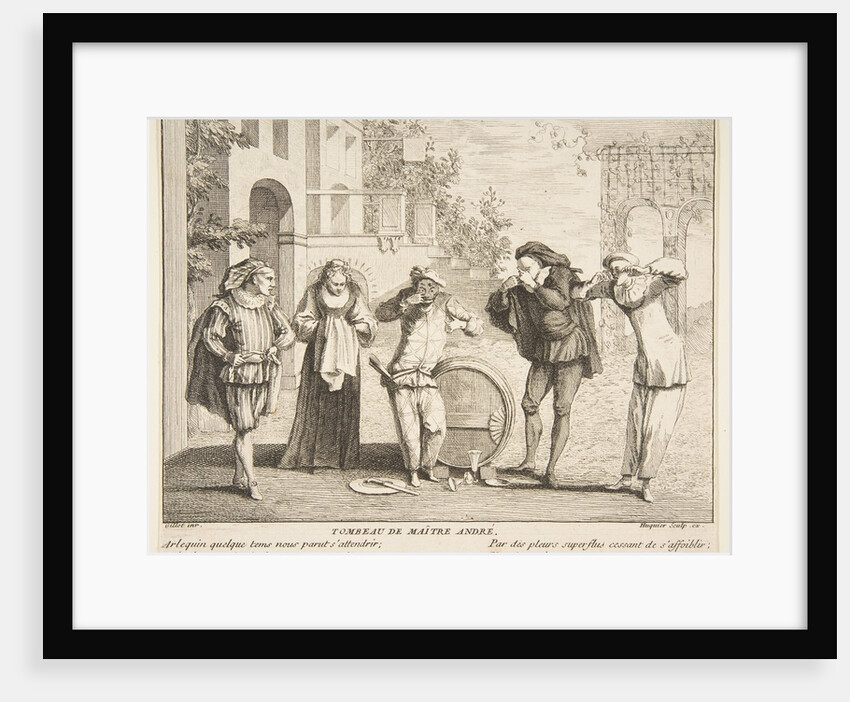 The Death of Maitre Andre by Claude Gillot/Jacques Gabriel Huquier