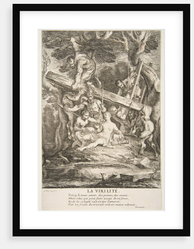 Manhood by Claude Gillot/Jean Audran
