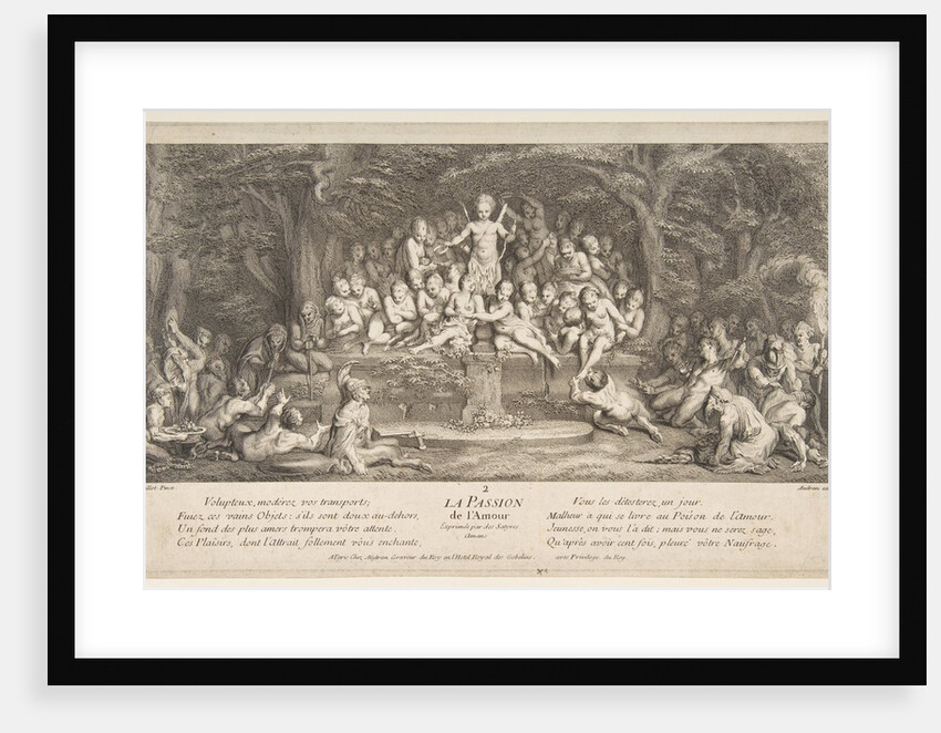 The Passion for Love by Claude Gillot
