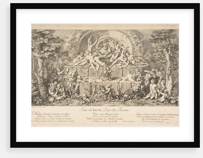 The Feast of the Faun by Claude Gillot
