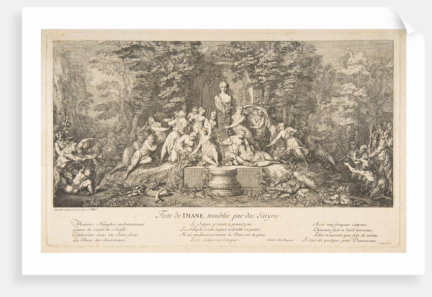 Feast of Diana by Claude Gillot