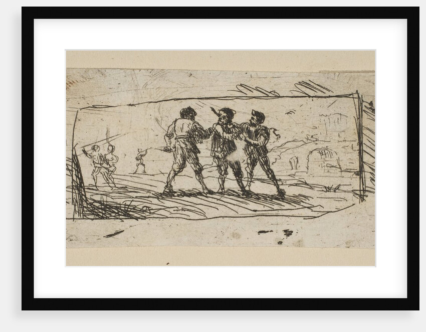 Study with Brigands, ca. 1633 by Claude Lorrain