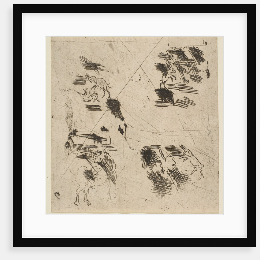 Study with Brigands, ca. 1633 by Claude Lorrain