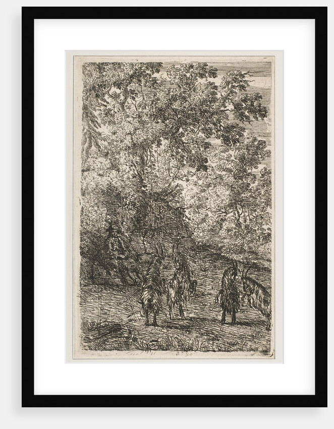 Four Goats, ca. 1630-33 by Claude Lorrain