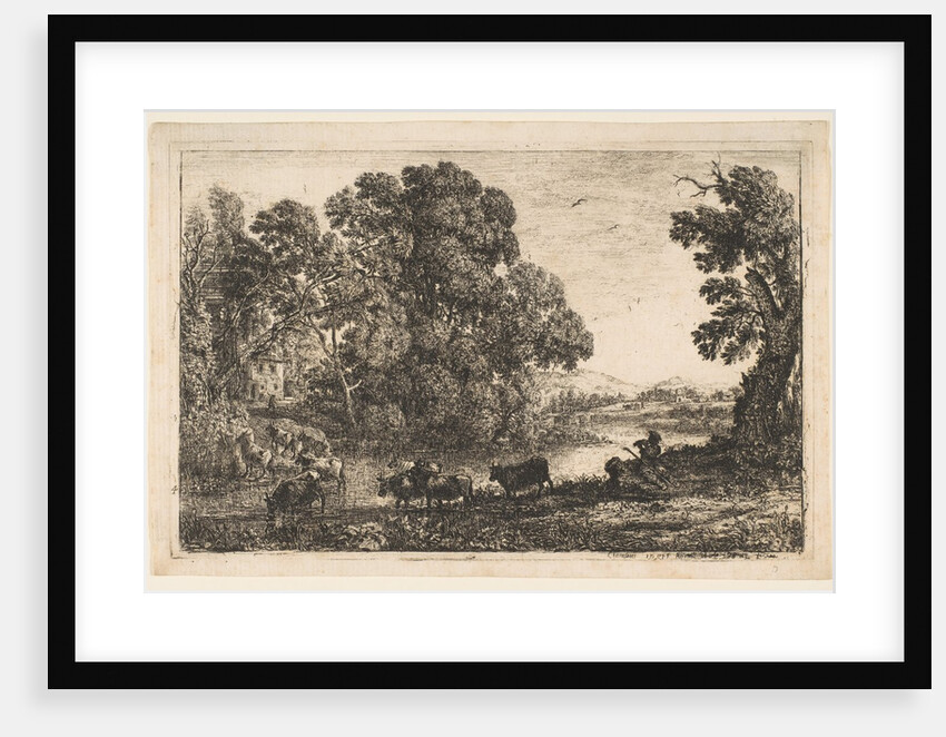 The Cowherd, 1636 by Claude Lorrain