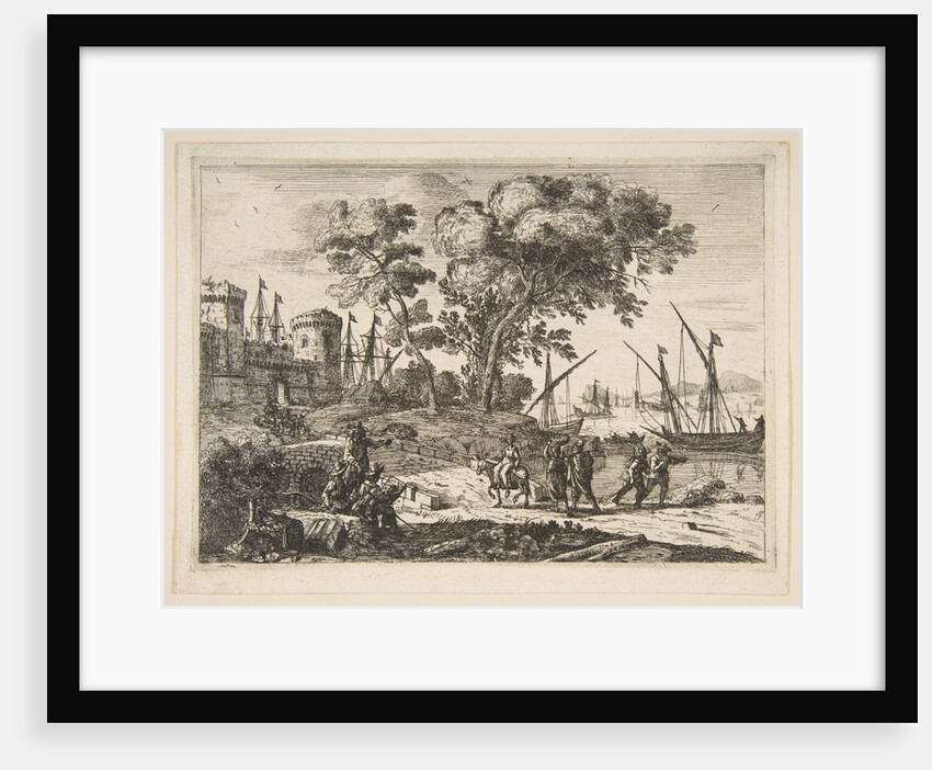Coast Scene with an Artist, ca. 1638-41 by Claude Lorrain