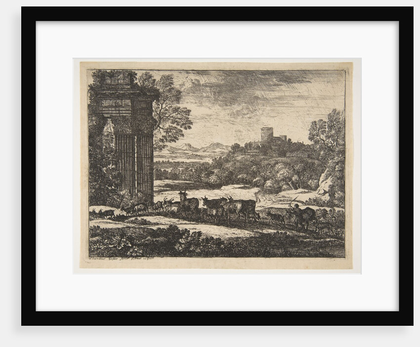 The Herd Returning in Stormy Weather, ca. 1650-51 by Claude Lorrain