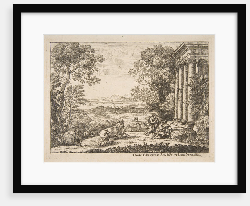 Mercury and Argus, 1662 by Claude Lorrain