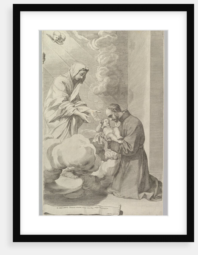 St. Gaëtan, Founder of the Theatines by Claude Mellan