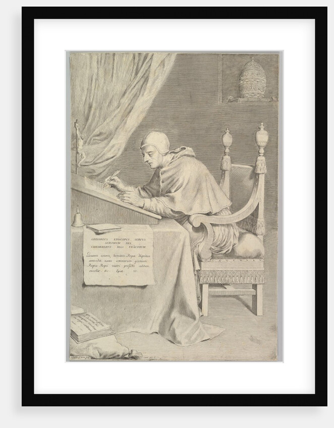 St. Gregory, 1681 by Claude Mellan