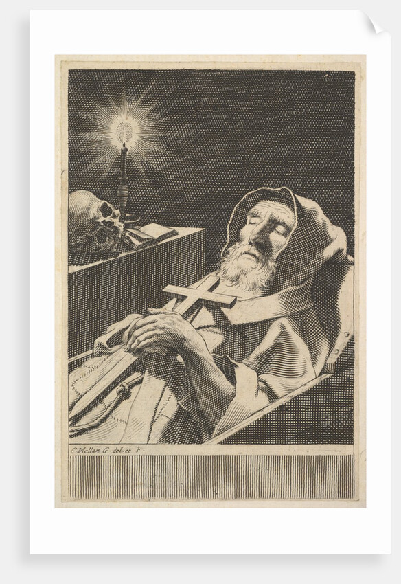 St. Francis de Paul by Claude Mellan