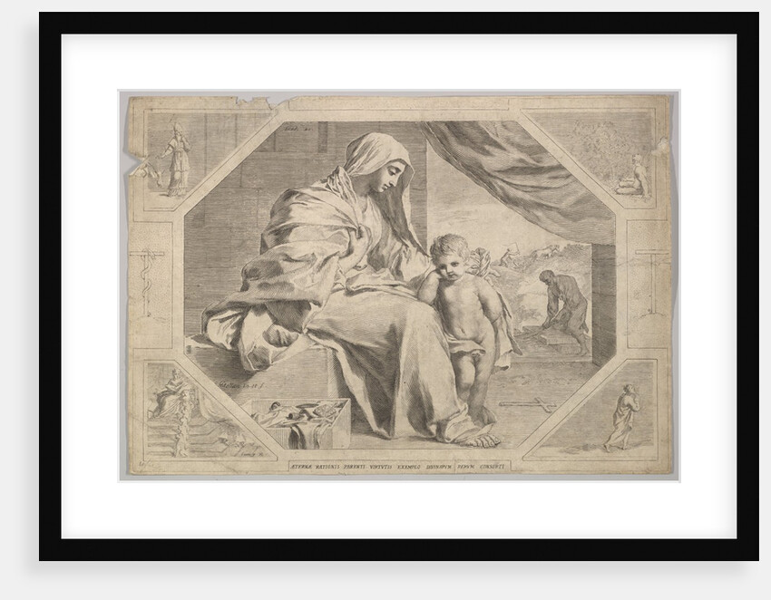 Holy Family by Claude Mellan