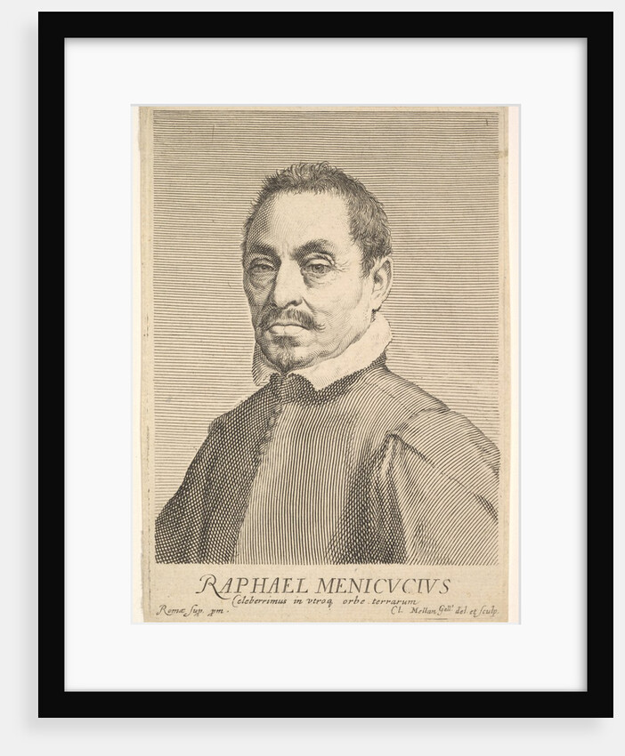 Raffaello Menicucci by Claude Mellan