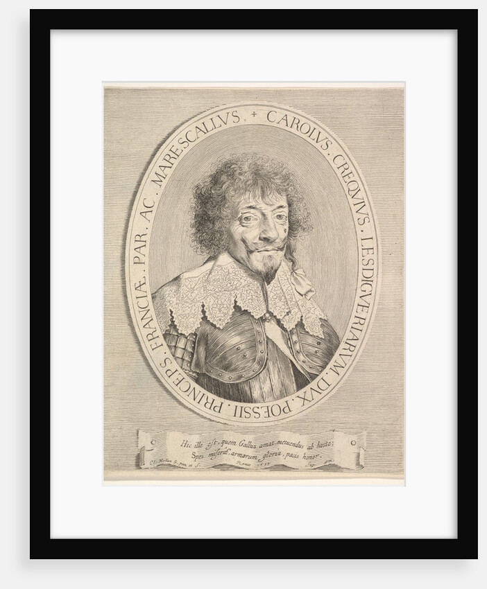 Charles I de Créquy, duc de Lesdiguières, 1633 by Claude Mellan