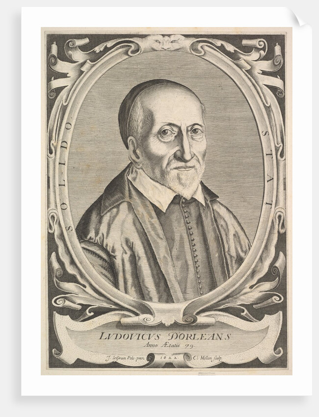 Portrait of Louis d'Orléans, 1622 by Claude Mellan