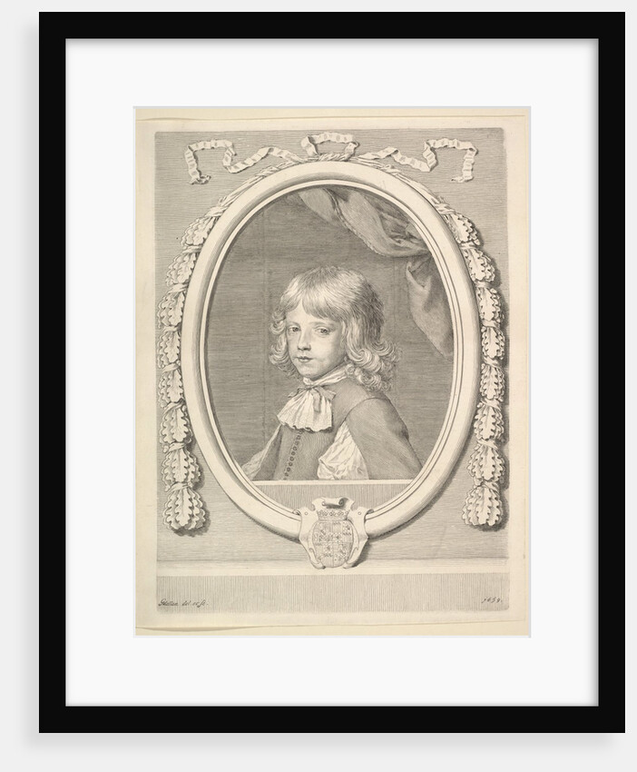 Louis-Joseph de Lorraine, duc de Guise, as a Child, 1659 by Claude Mellan