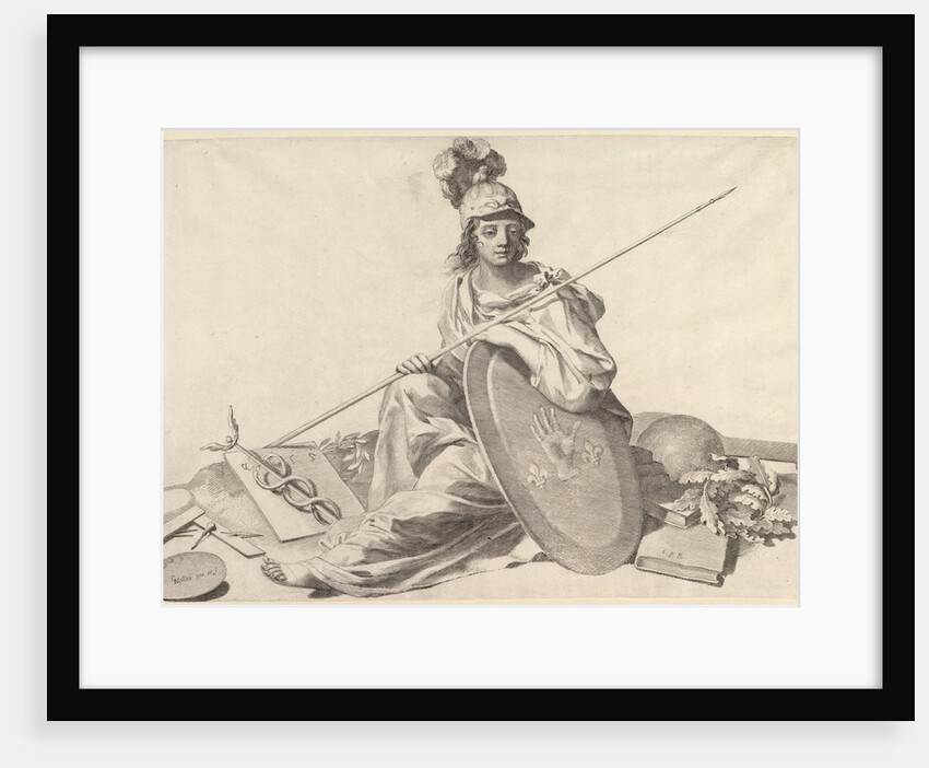 Minerva by Claude Mellan