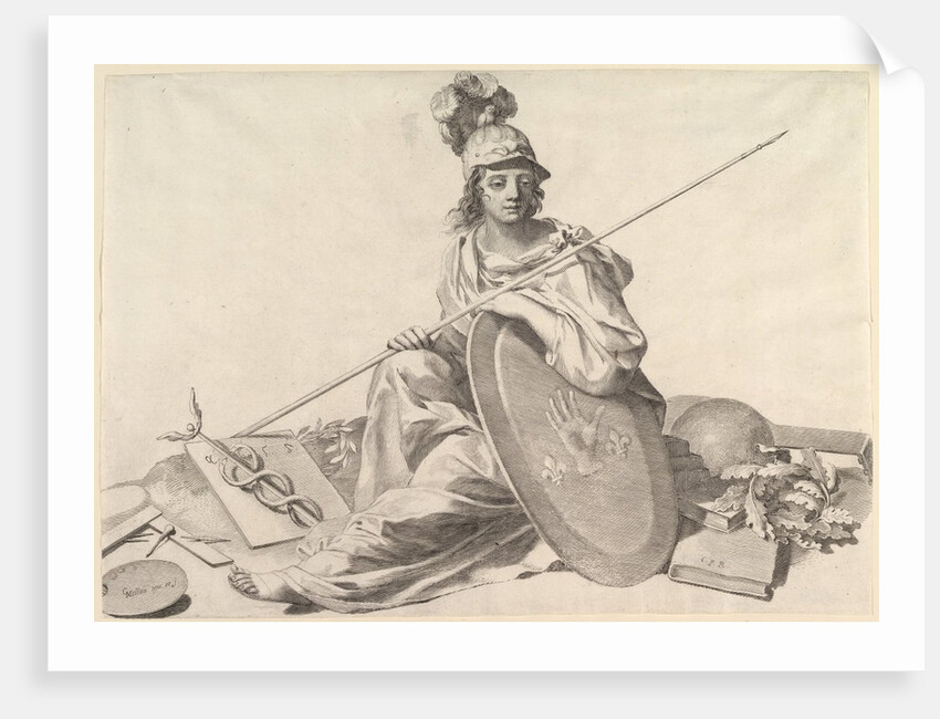 Minerva by Claude Mellan